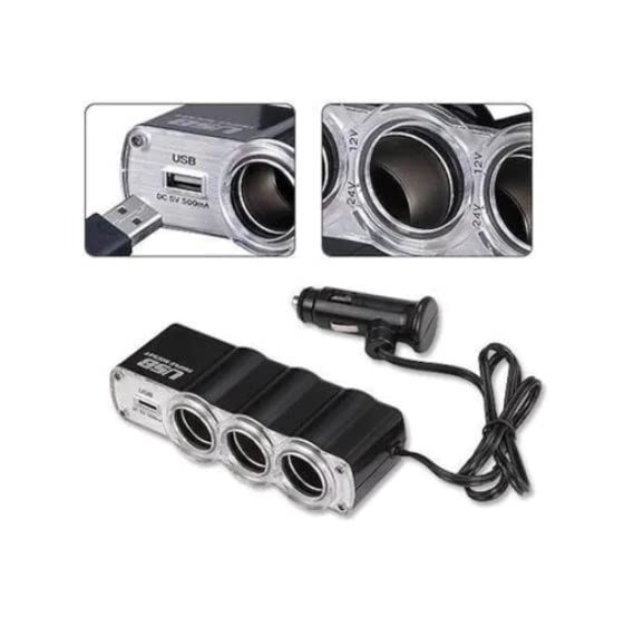 ERAKS Oto Çakmak Çoklayıcı Çoğaltıcı Soketi Usb Çakmaklık