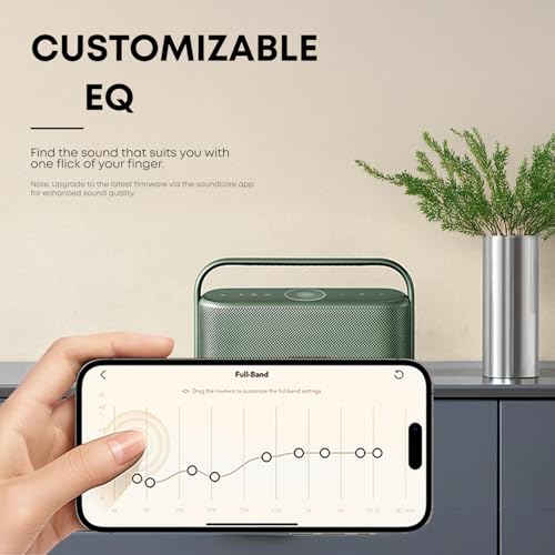 Soundcore Motion X600 Bluetooth Hoparlör, 50W Uzamsal Ses, IPX7 Su Geçirmez, 12 Saat Çalma Süresi, Profesyonel Ekolayzır, Taşıma Kolu, AUX Girişi, Siyah - A3130