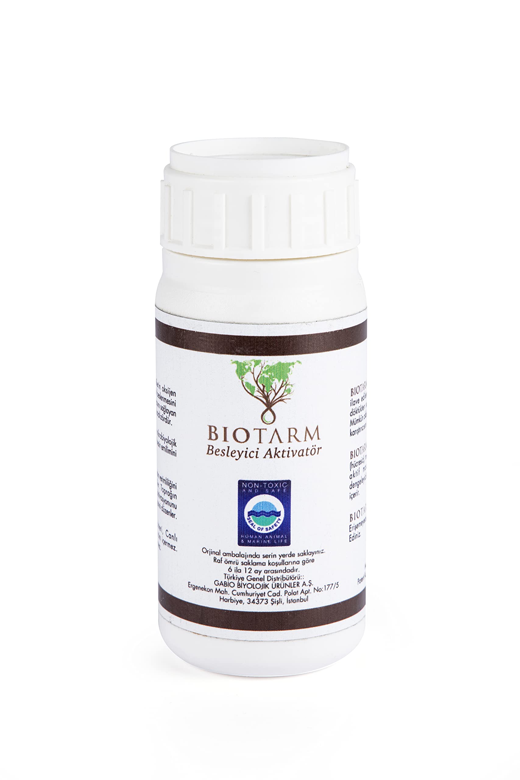 BIOTARM Besleyici Aktivatör - Tarım Biyolojik aktivatör, organik madde artırıcı, bitki besleyici, biyobesin (250 ml)