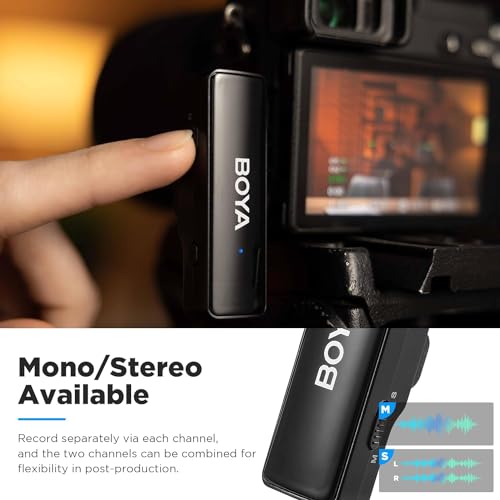 Boya BoyaLink All-in-one Çift Kanal Kablosuz Mikrofon