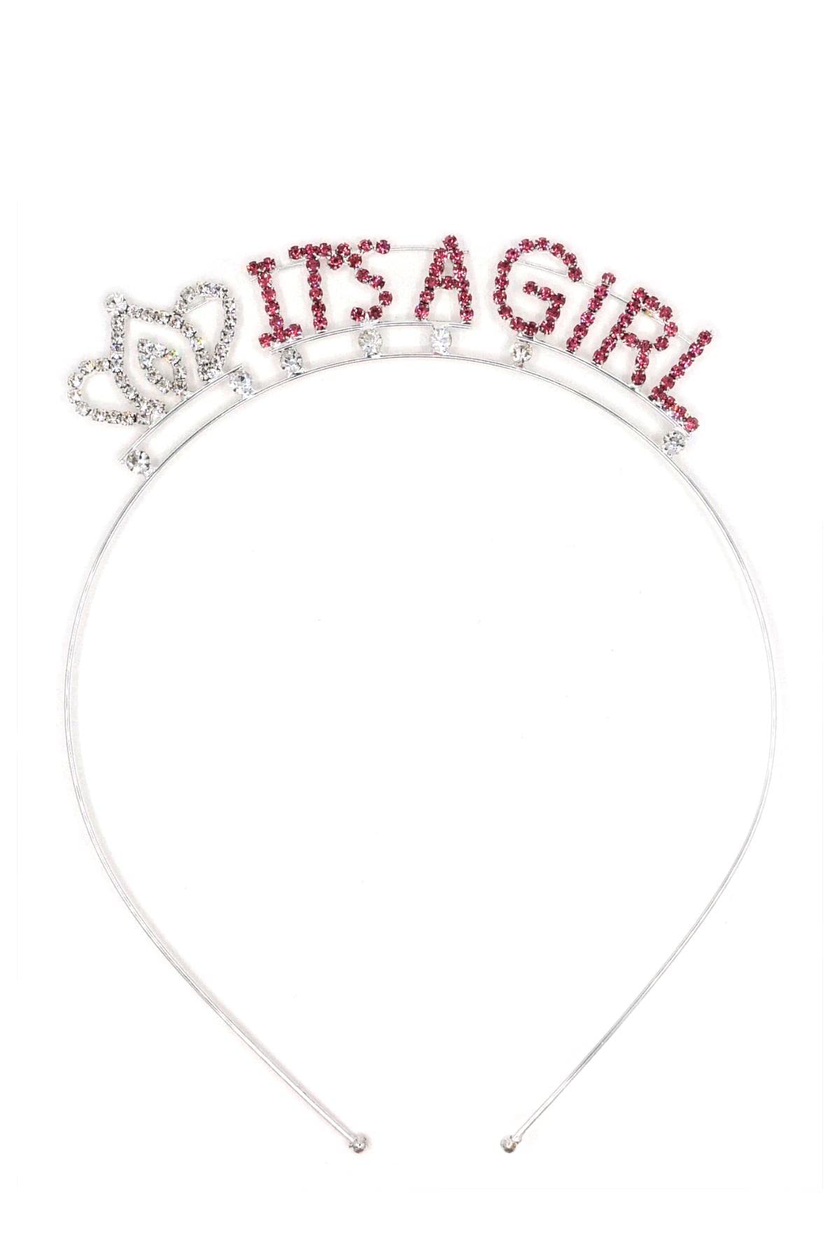 New Obsessions It's A Girl Baby Shower Bebek Parti Tacı Pembe
