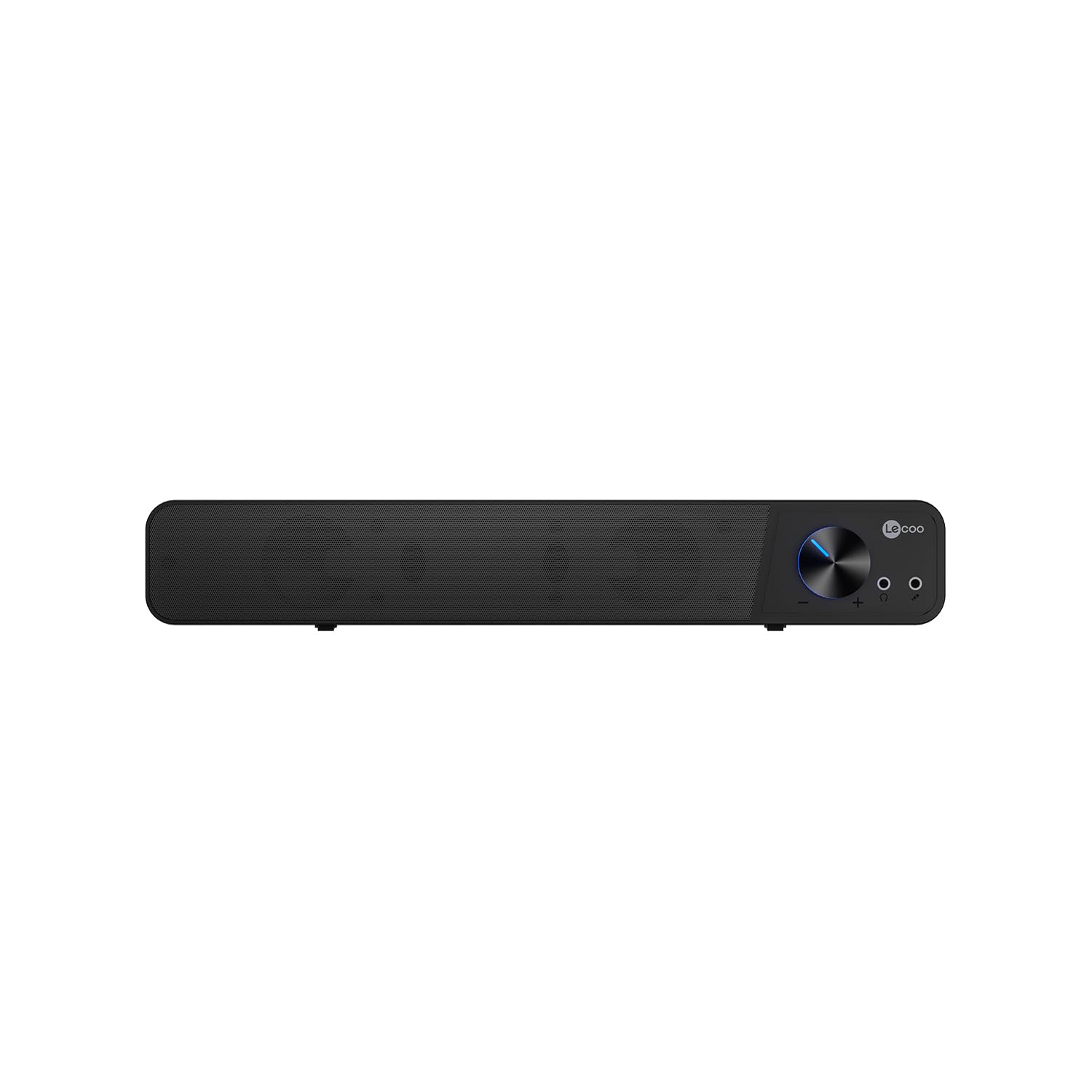 Lecoo DS111 6W Kablolu Hoparlör - USB+3.5mm Jack Bağlantısı, Masaüstü, PC, TV, Laptop Uyumlu, Tak Çalıştır Kolay Kurulum, 360° Surround Ses, Soundbar Taşınabilir Speaker Hoparlör Siyah