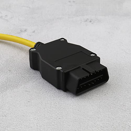 Be In Your Mind Enet OBD2 RJ45 Kablosu 2M Ethernet Kablosu Ethernet Konnektör Araçları OBDII Arayüzü Kablosu Araç Teşhis Kodlama için F-Serisi Teşhis