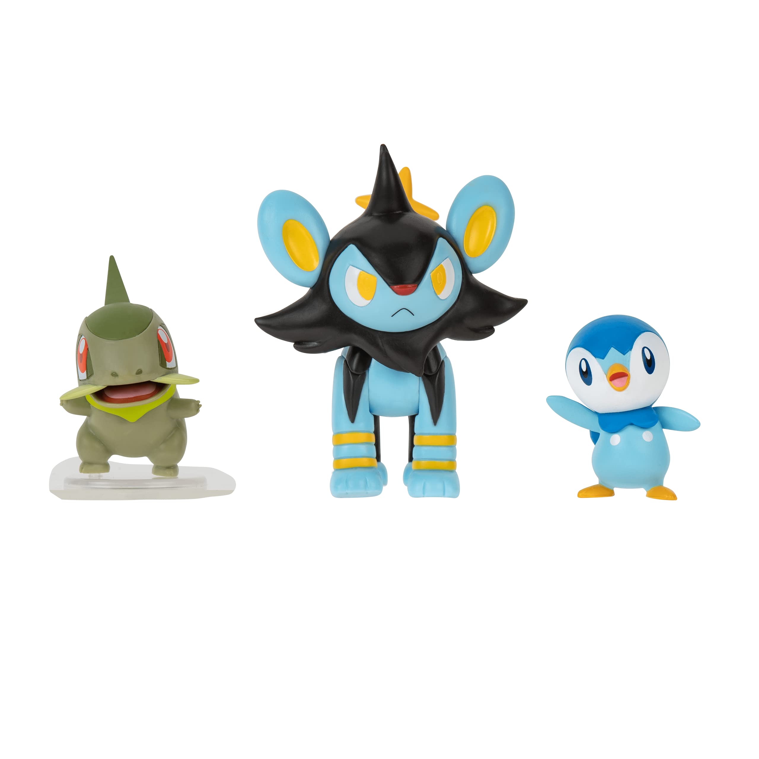 Pokemon PKW3043 - Savaş Figürü Seti - Milza, Plinfa, Luxio, Resmi Figür Seti