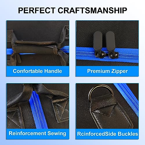 ZORETCO Carrying Case Compatible with PS5，Hard-Shell Travel Bag Holds PlayStation 5 Console，Wireless DualSense Controllers，Base，Games and Accessories