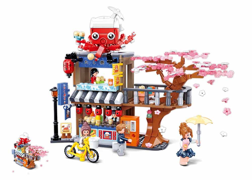 Sluban Happy Diary Sakura Market Yapım Seti, 548 Parça