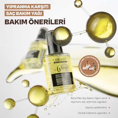 URBAN Care No.6 Bond Plex Yıpranma Karşıtı Saç Bakım Yağı 100ml- Vegan