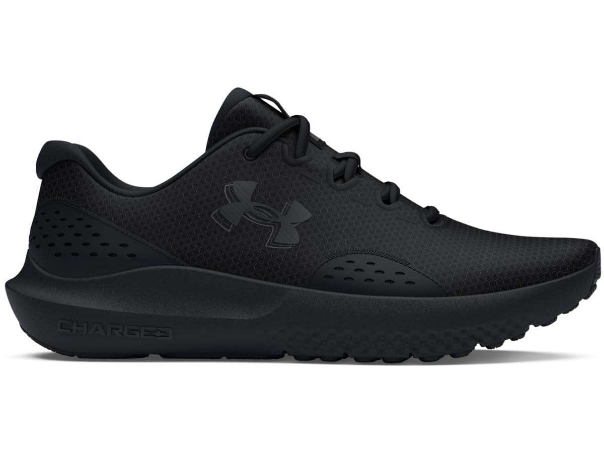 Under Armour UA Charged Surge 4 Erkek Koşu Ayakkabısı Black/Black/Black 47