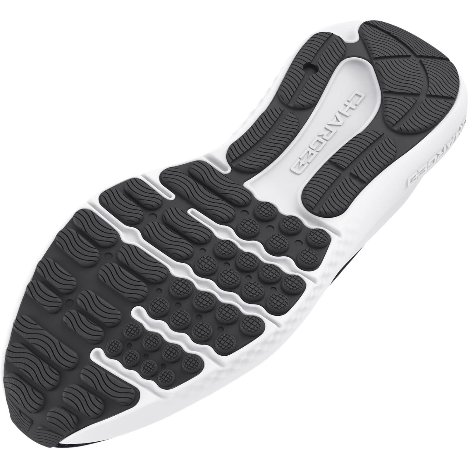 Under Armour UA Charged Surge 4 Erkek Koşu Ayakkabısı Black/Anthracite/White 45