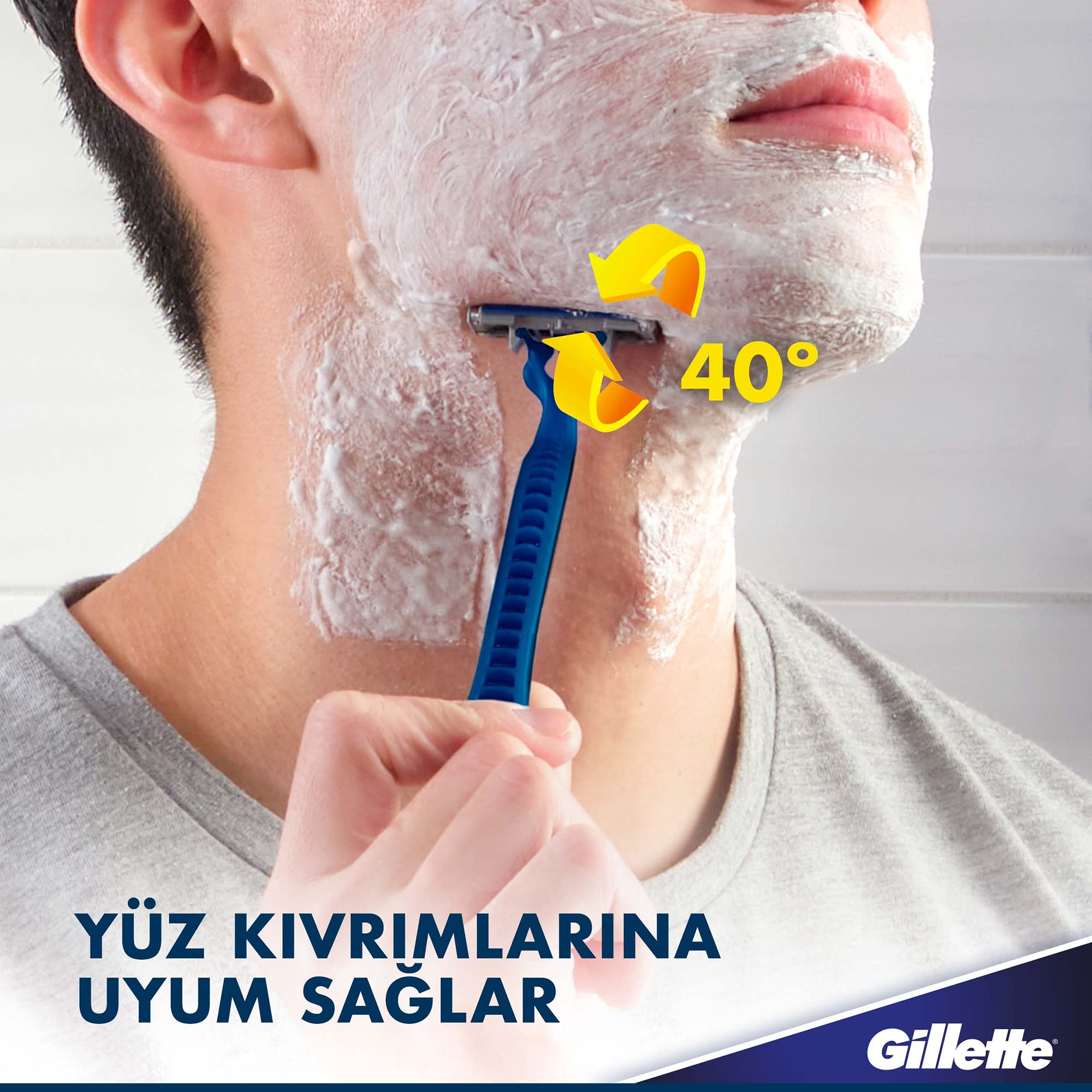 Gillette Blue3 Slalom Kullan At Tıraş Bıçağı 3'lü