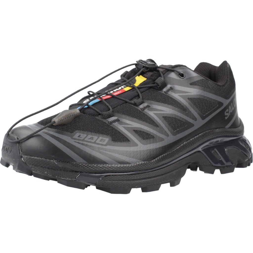 Salomon XT-6 Unisex Sneaker Siyah Spor Ayakkabı, 41, L41086600, Çok Renkli, Erkek