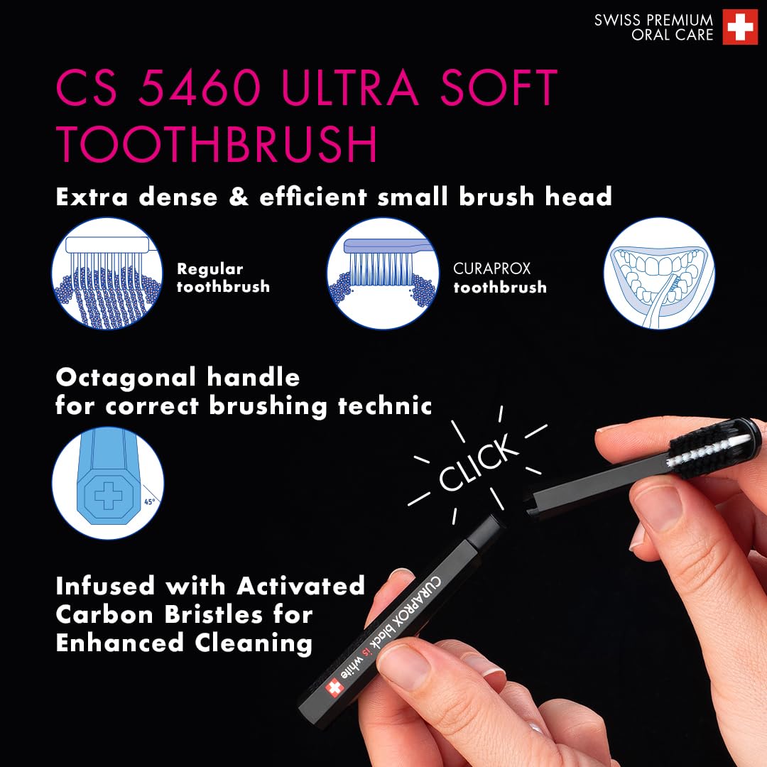 Curaprox Black White Travel Kit