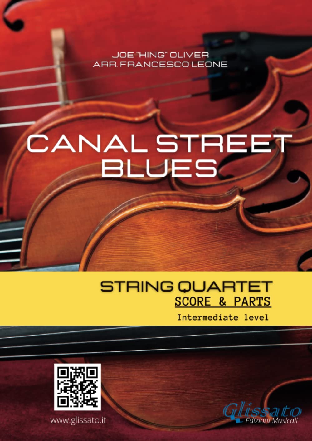 String Quartet sheet music: Canal Street Blues (parts and score): intermediate level (String Quartet arrangements)
