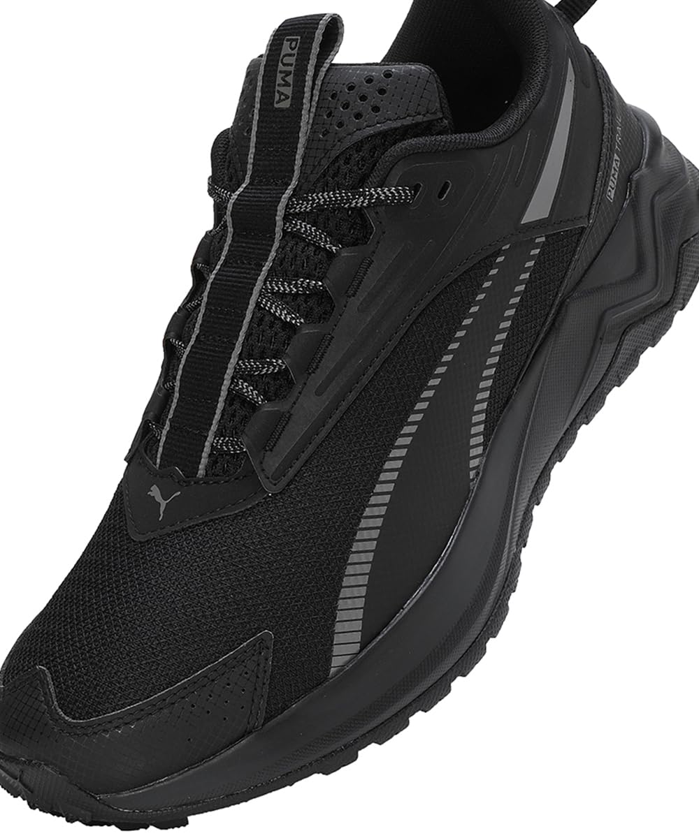 PUMA Erkek/Unisex Extend Lite Trail-PUMA Black-Cool Dark Gray Low Boot 44.5
