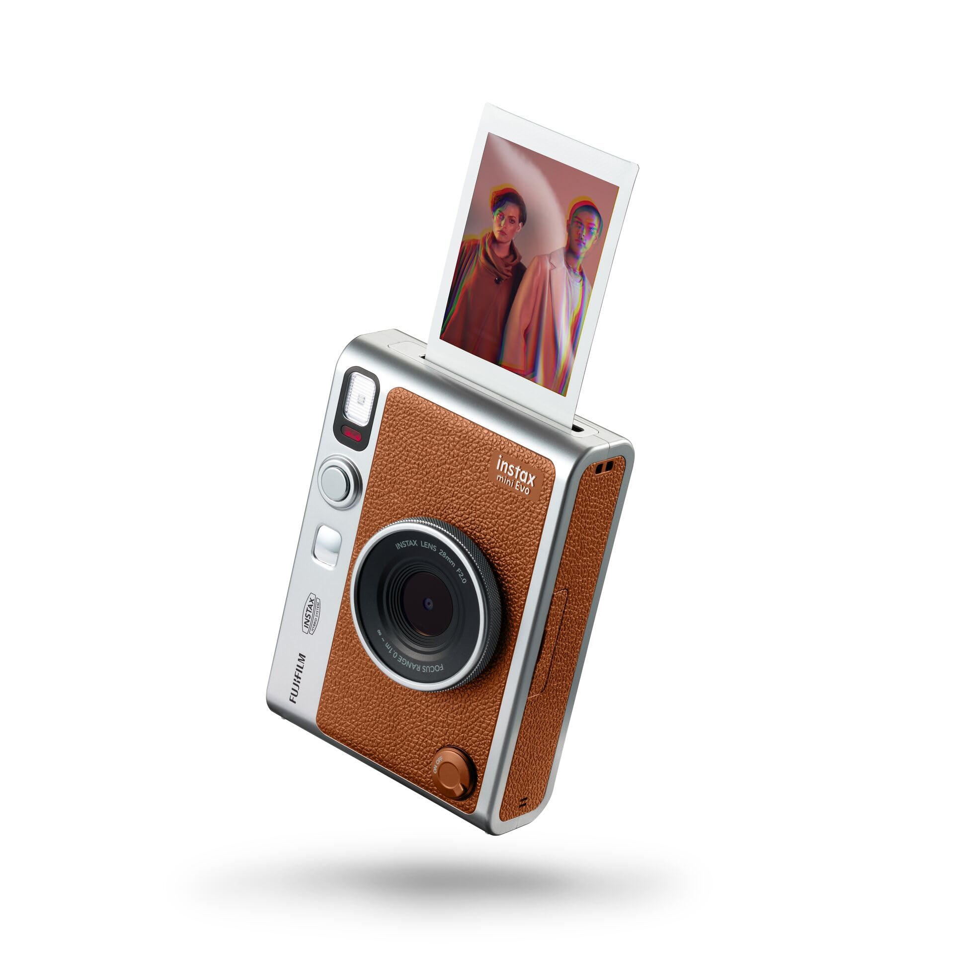 instax Mini Evo Hibrit Fonksiyonlu Anında Fotoğraf Makinesi Kahverengi