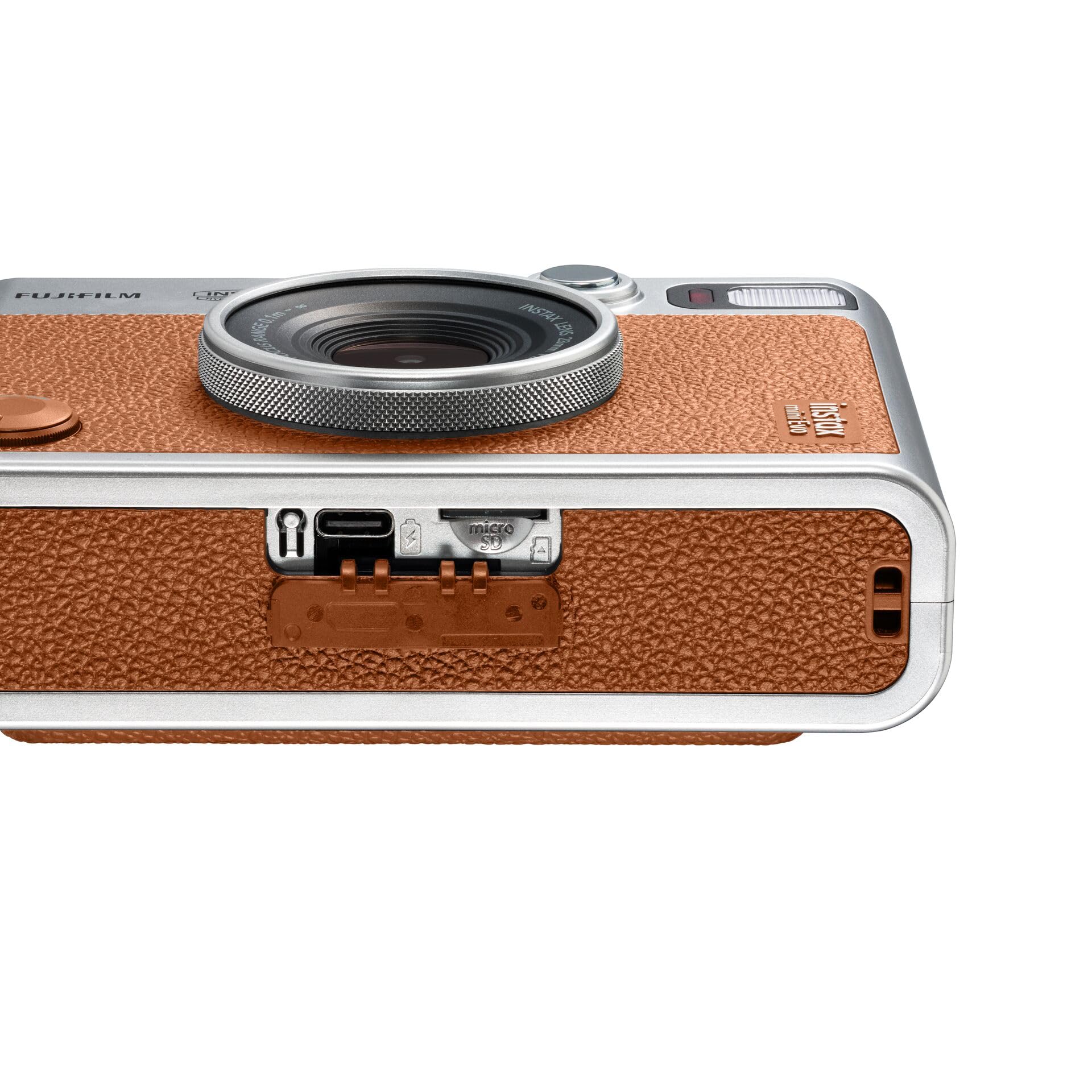 instax Mini Evo Hibrit Fonksiyonlu Anında Fotoğraf Makinesi Kahverengi