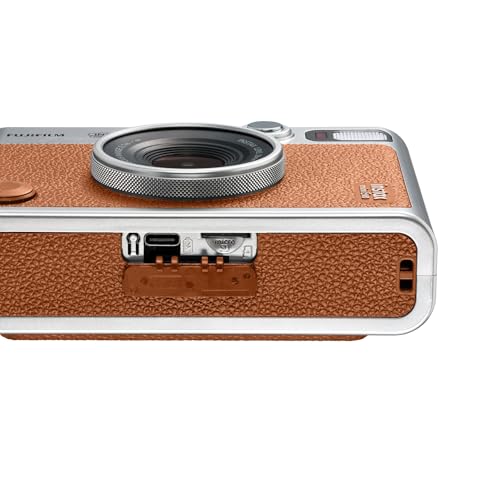 instax Mini Evo Hibrit Fonksiyonlu Anında Fotoğraf Makinesi Kahverengi