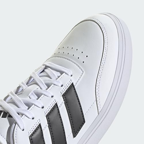 adidas COURTBLOCK Erkek Ayakkabı Düşük Taban (Futbol Dışı), ftwr white/core black/ftwr white, 42 2/3