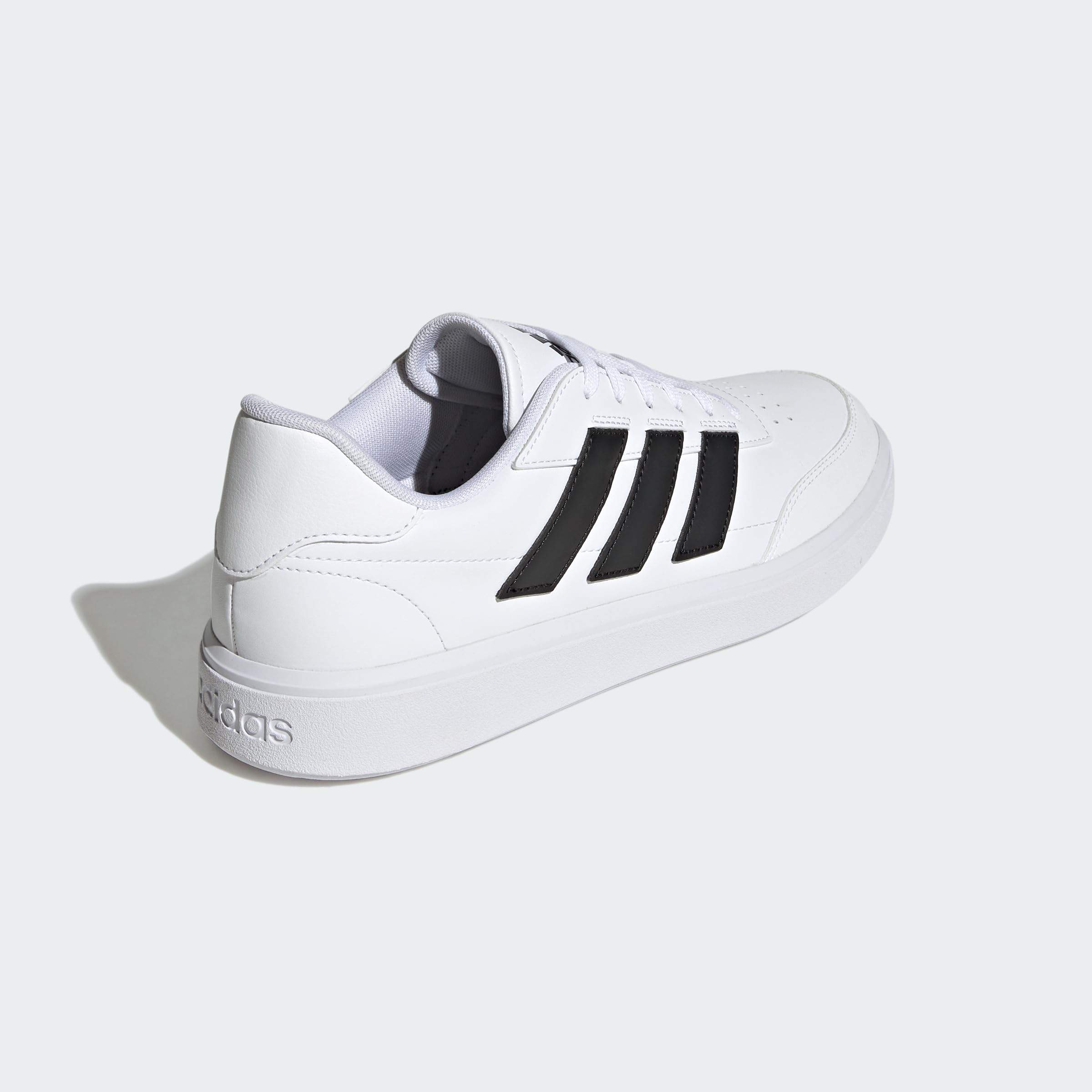 adidas COURTBLOCK Erkek Ayakkabı Düşük Taban (Futbol Dışı), ftwr white/core black/ftwr white, 42