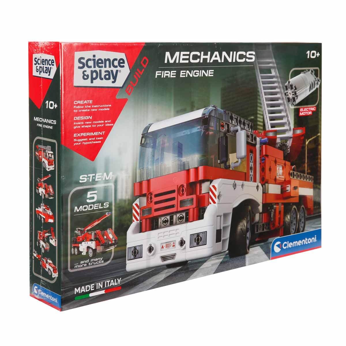 Clementoni Science & Play Yapı Mekaniği - 11 ila 12 Yaş Arası İtfaiye Binası ve İnşaatı