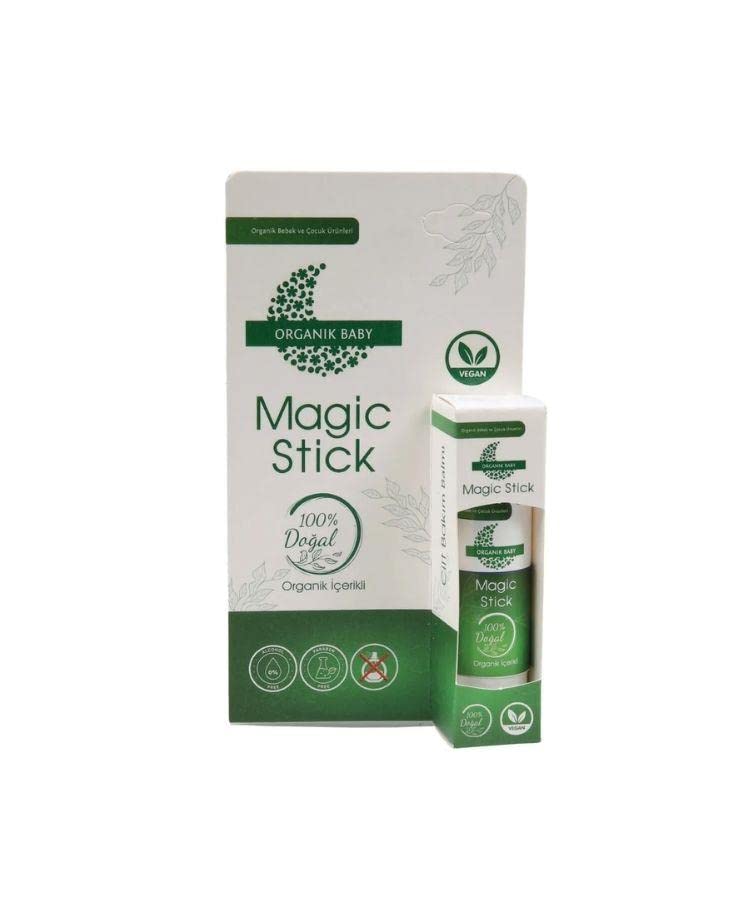 Organik Baby Anlık Yatıştırıcı Magic Stick Doğal Stick Cilt Bakım Balmı