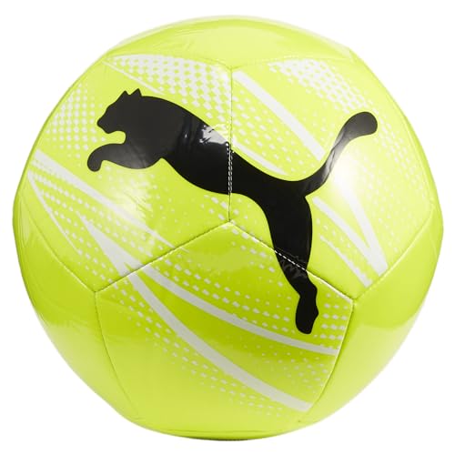 PUMA ATTACANTO Graphic Unisex Yetişkin Futbol Topu, Electric Lime-PUMA Black, 5