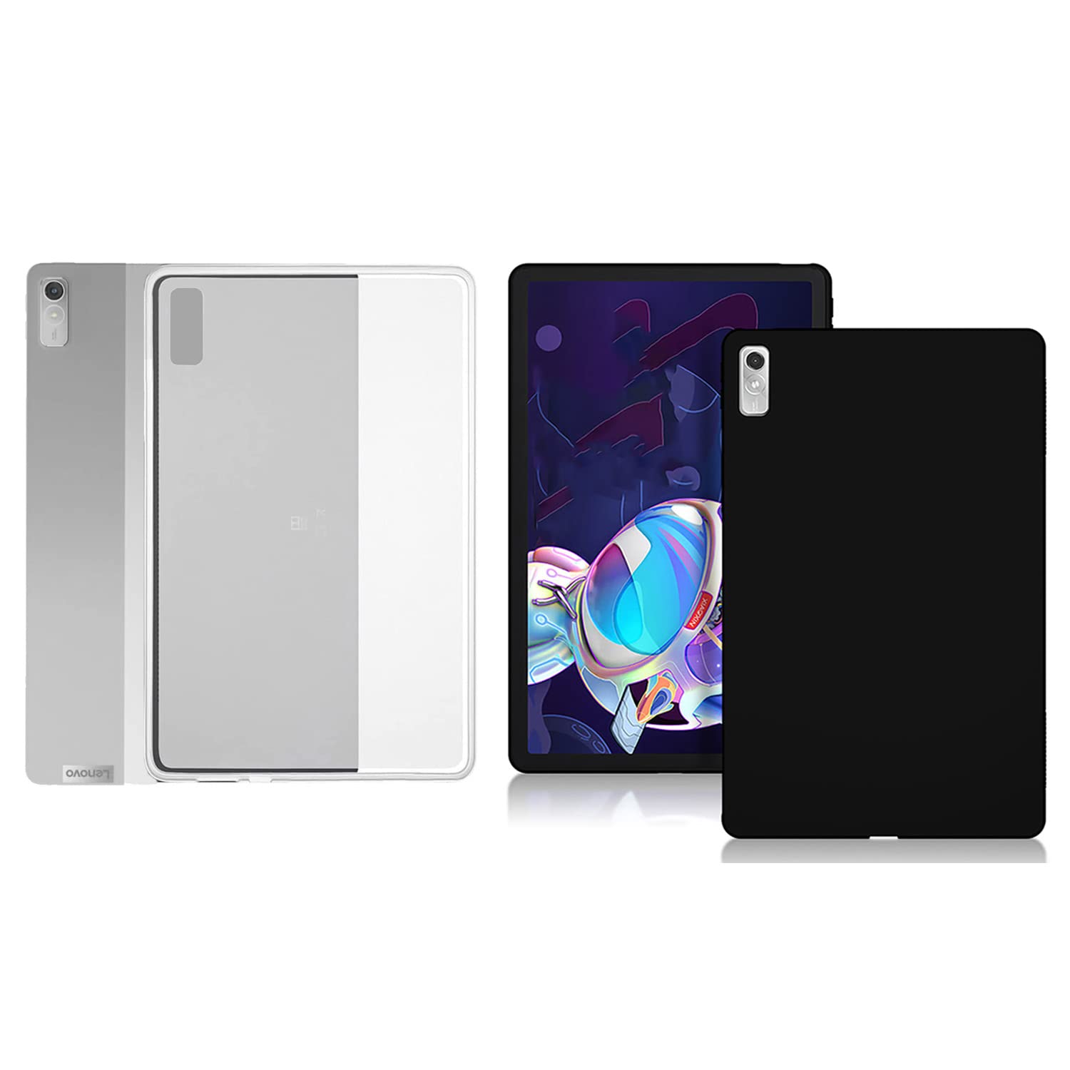 Microcase Lenovo Tab P11 2.Nesil 11.5 inch Tablet TPU Silikon Kılıf - AL8103 (Siyah)