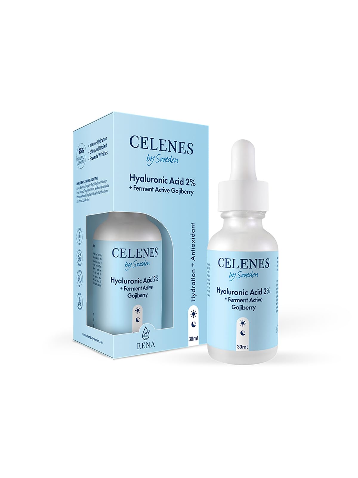 Celenes By Sweden Hyaluronic Acid 2% + Ferment Active Gojiberry Yüz Serumu