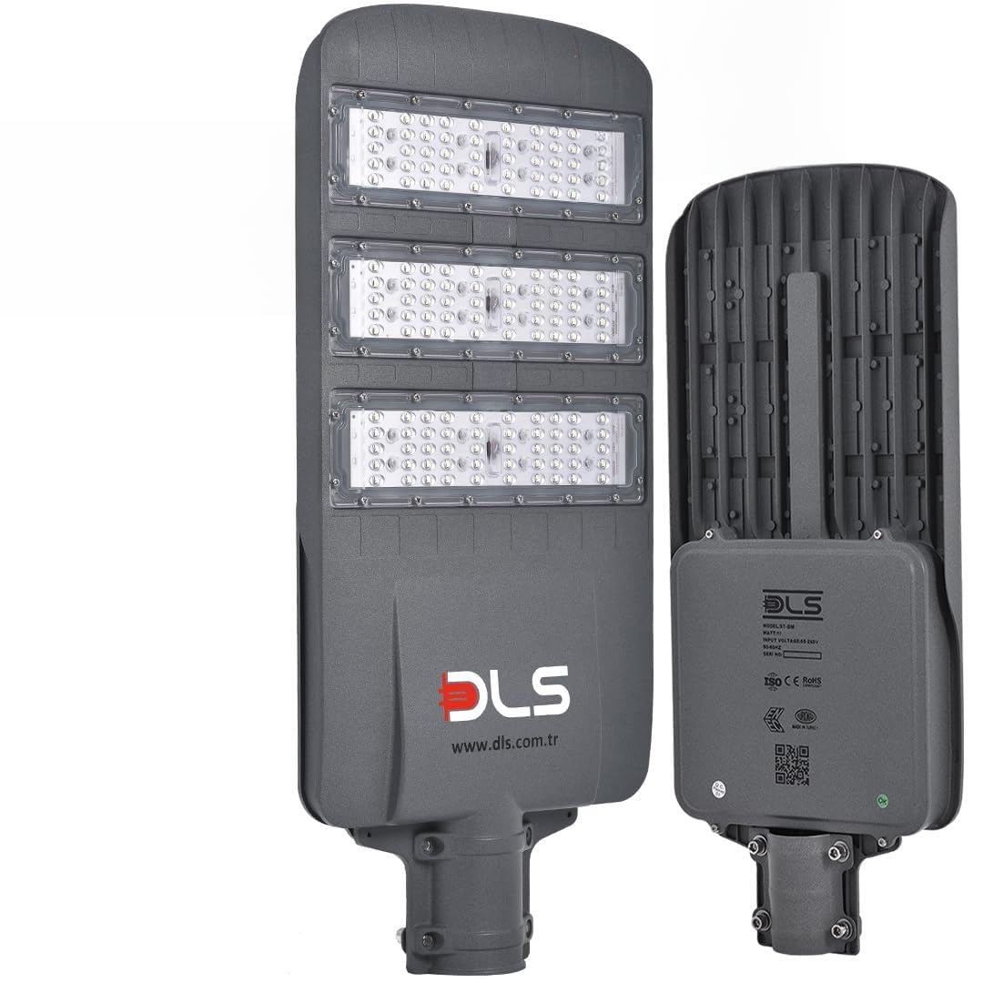 DLS 150W Led Yol Sokak Armatür Park Bahçe Çevre Site Bina Dış Mekan Lamba Aydınlatma Ledli Sokak Armatürü