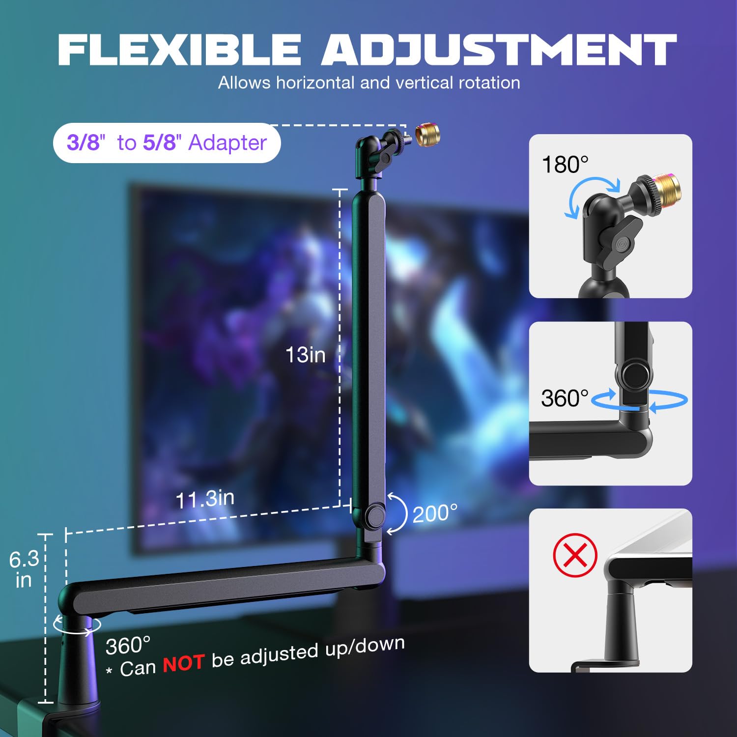 Fifine BM88 Mikrofon Standı Sehpası Ayaklığı