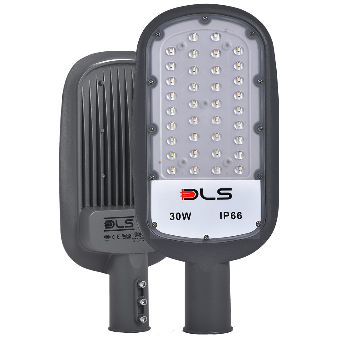 DLS 30W Led Yol Sokak Armatür Park Bahçe Çevre Site Bina Dış Mekan Lamba Aydınlatma Ledli Sokak Armatürü