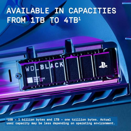 WD_BLACK 2TB SN850P NVMe M.2 SSD PS5 Konsolları için Resmi Lisanslı Depolama Genişletmesi, 7.300MB/s'ye kadar, soğutucu ile - WDBBYV0020BNC-WRSN (Türkiye Garantili)
