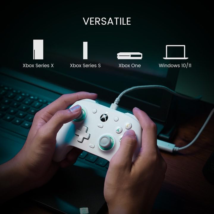 GameSir G7 SE bedrade controller voor Xbox Series X|S, Xbox-controller met Hall-effectdetectie-joystick, werkt met Xbox One en Windows 10/11, officieel gelicentieerd voor Xbox