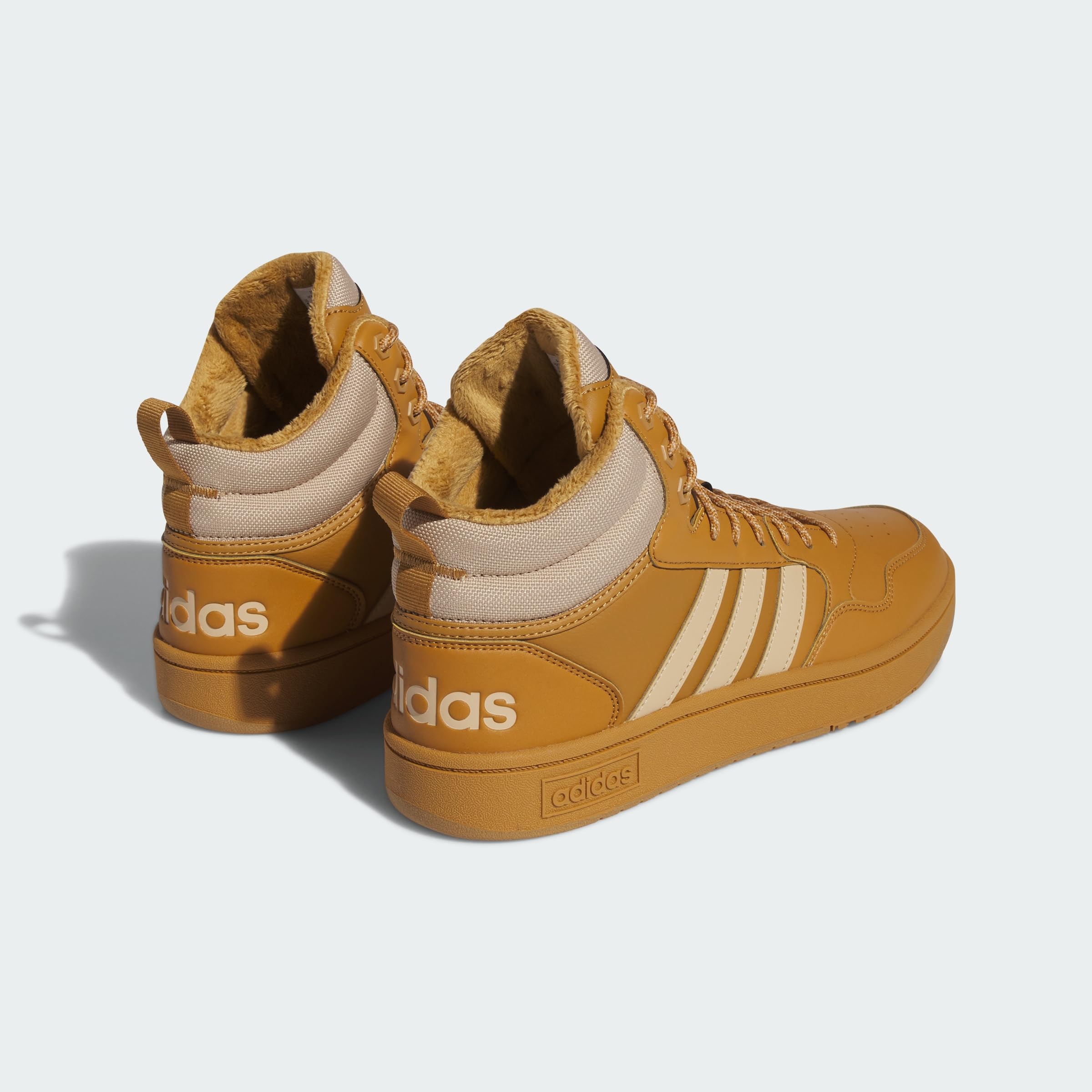 adidas Hoops 3.0 Mid Lifestyle Basketball Classic Fur Lining Winterized Shoes