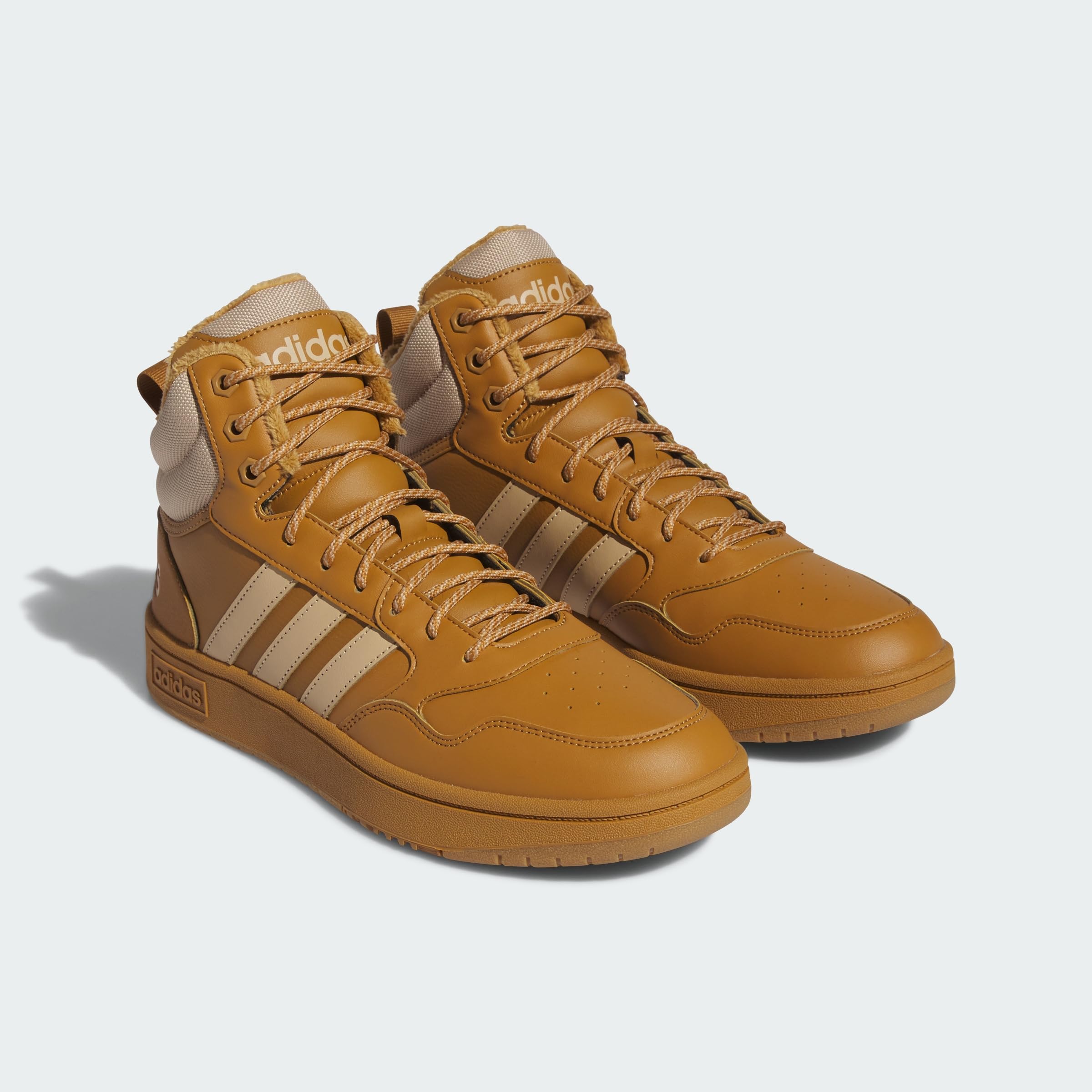 adidas Hoops 3.0 Mid Lifestyle Basketball Classic Fur Lining Winterized Shoes