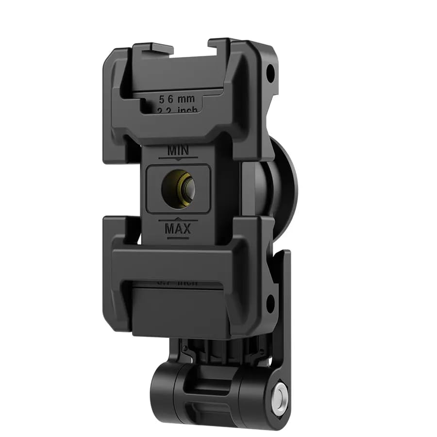 TELESIN Telefon Tripod Montaj Tutucu Adaptör Klipsi, Soğuk Ayakkabılı Ayarlanabilir Cep Telefonu Sta
