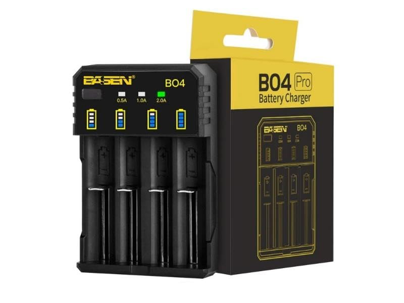 Basen BO-4 Pro Li-Ion/Ni-Cd/Ni-MH Akıllı Pil Şarj Aleti