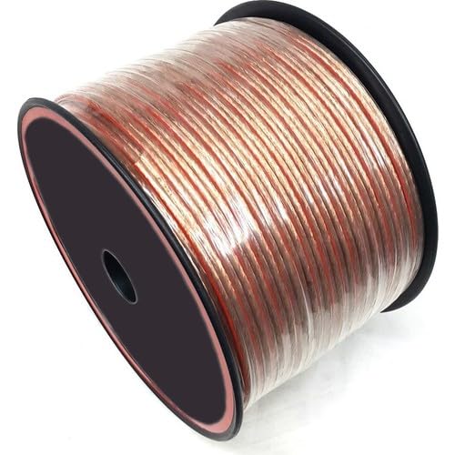WİNKEL 50Metre 2x2,50mm Hoparlör Ses Sistemi Kablosu Şeffaf