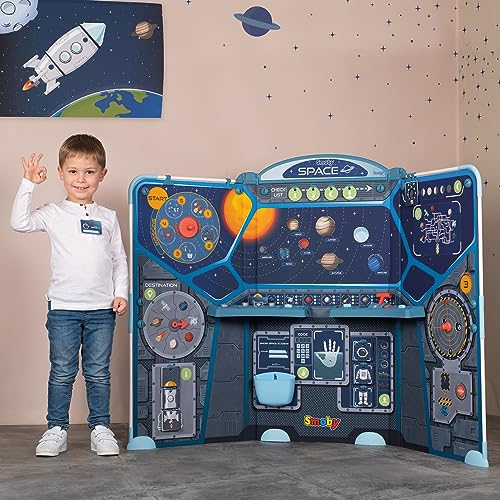 Smoby, 390100, Uzay Merkezi, 15 Farklı Aktivite, Çift Oyun Alanı, 60'dan Fazla Aksesuar Seti, Uzay K