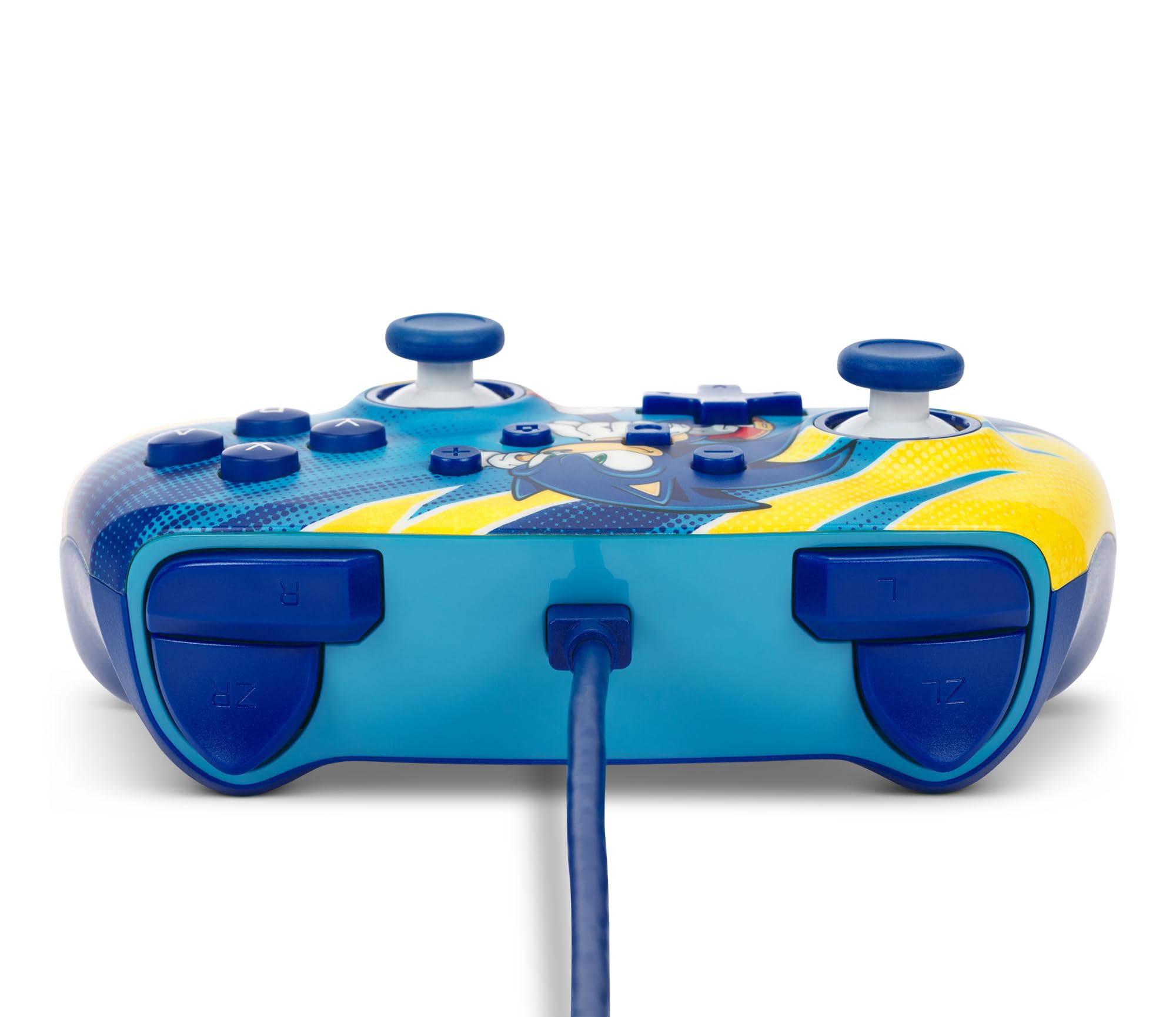 Nintendo Switch için geliştirilmiş kablolu PowerA Controller – Sonic-Boost, Gamepad, oyun kumandası, kablolu denetleyici, resmi lisanslı