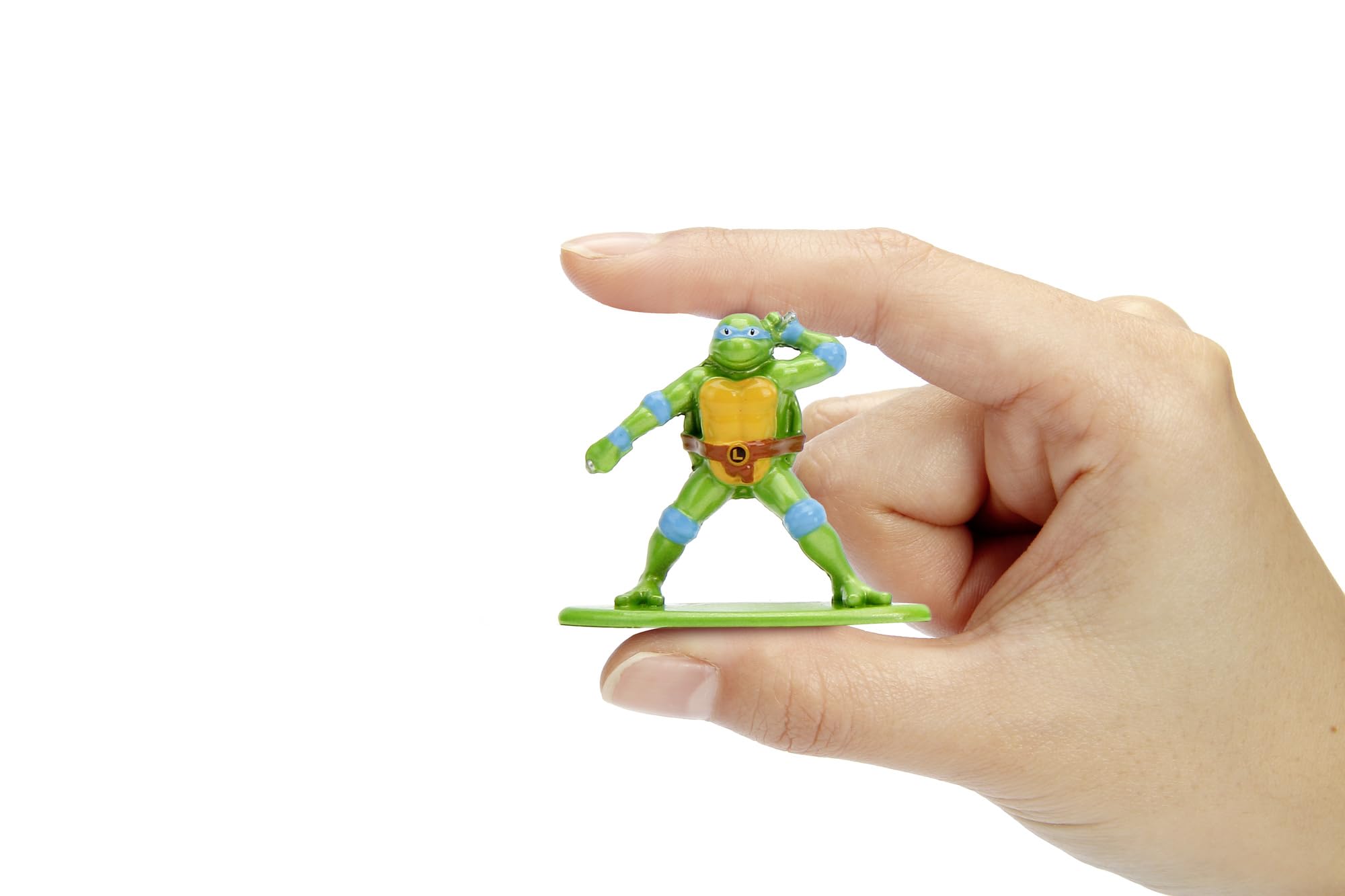 Jada, 253285004, Turtles Multi Paket, Die-Cast (Metal), Nano Koleksiyon Figürleri, 18 Parça/Set, 4 Cm, 1,65 inç