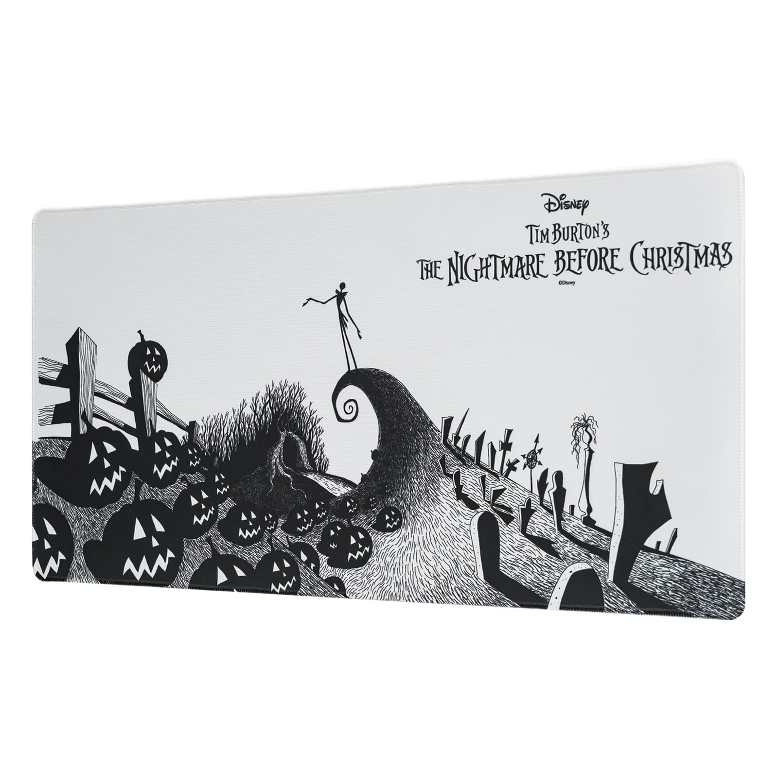 Grupo Erik Oyun Fare Altlığı XXL The Nightmare Before Christmas Mousepad XXL Kaymaz ve Su Geçirmez Fare Altlığı Büyük - Mouse Pad XXL Oyun Yazı Masası Altlığı PC Aksesuarı Oyun Disney Fan Ürünü