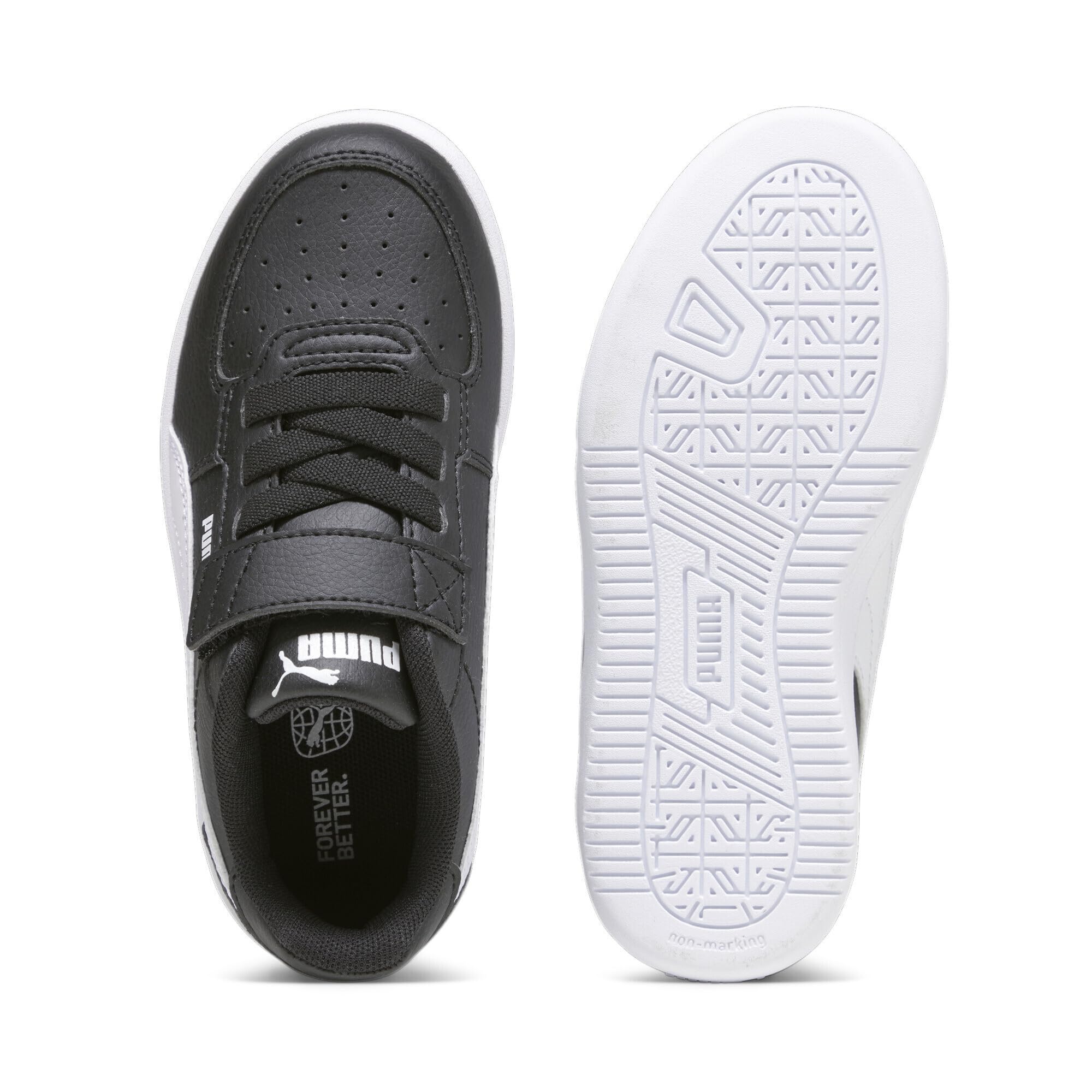 PUMA Unisex Çocuk PUMA Caven 2.0 Kids' Sneakers Futbol Ayakkabısı PUMA Black-PUMA White 28