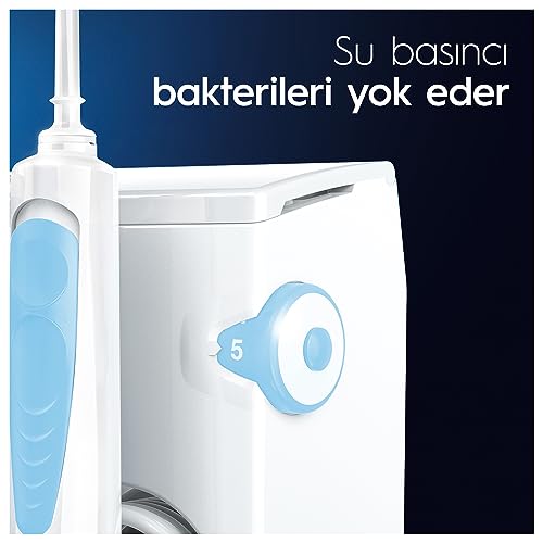 Oral-B Ağız Sağlığı Merkezi: Ağız Duşu, 1 Oxyjet Başlığı, 1 Su Jeti Başlığı