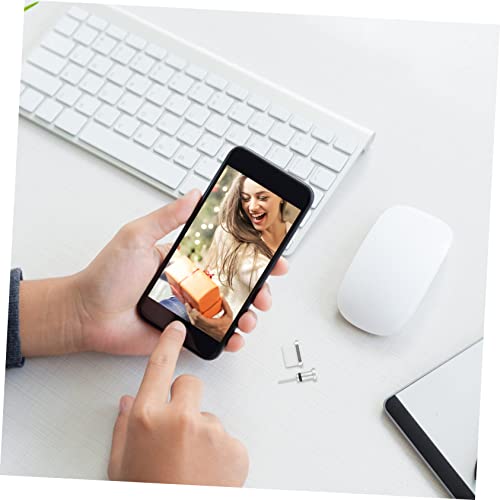 ADOCARN 2 Çift Toz Tapası Telefon Toz Fişi Telefon Için Toz Fişi Telefon Kulaklığı Toz Fişi Telefon Anti-toz Fişi Cep Telefonu Kapakları Toz Önleyici Fiş Metal Kulaklık Aksesuarlar