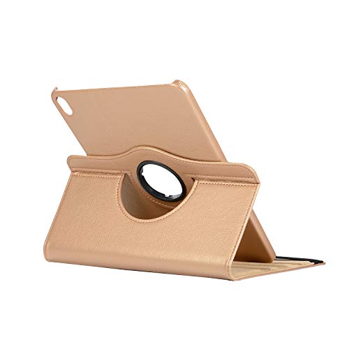 Coverzone Apple iPad 10.Nesil ile uyumlu Wi-Fi MPQ13TU/A10.9 İnç Kılıf 360 Derece Dönerli Yatay Dikey Standlı Deri Tablet Kılıf iPad 10.Nesil 10.9 inç 360 Derece Döner Tablet Kılıf (SİYAH)