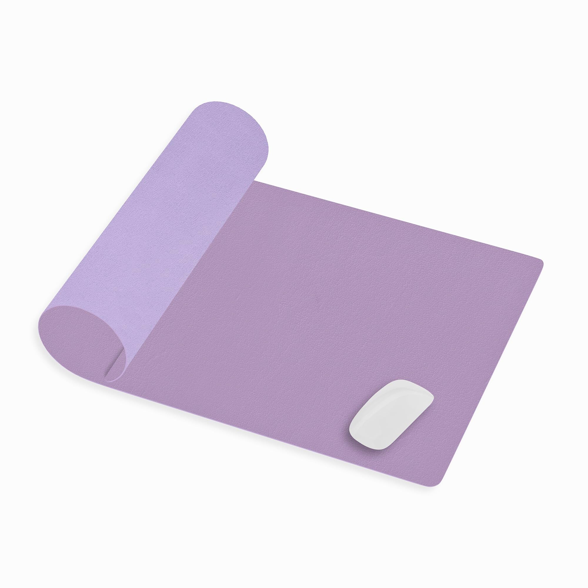 Modica® Lindos - Deri Mat, Masa Pedi, Büyük Mouse Pad, Ofis için Mat, Su Geçirmez Mat, Ofis ve Ev için Deri Pedi, Gaming Masa Matı, Masaüstü için Masa Koruyucu Pedi (75 cm x 35 cm x 1,3) (Lila)