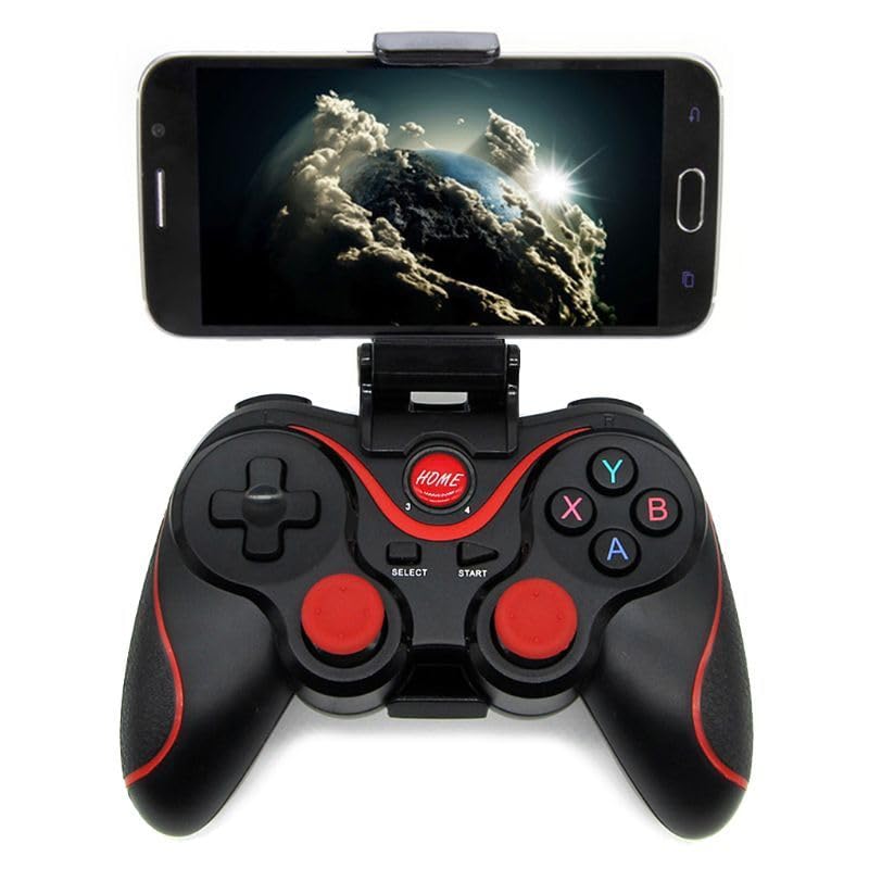 T3 Wireless Kablosuz Oyun Kolu Bluetooth Joystick Gamepad PC Telefon iOS Android TV Akıllı Tv Box