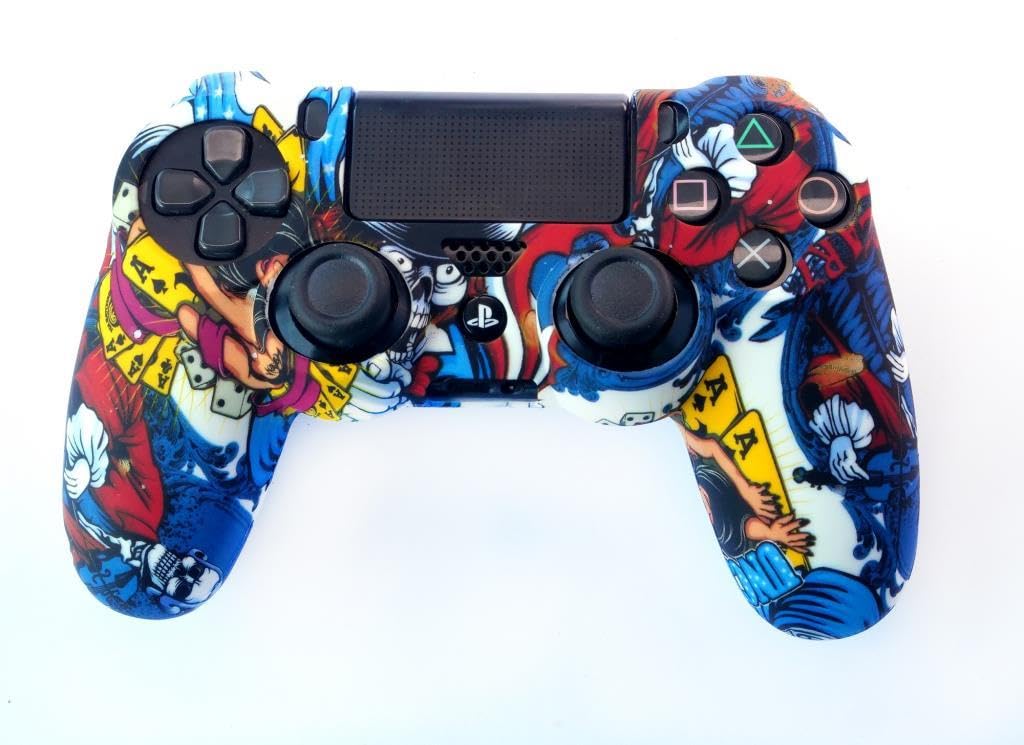Playstation 4 Desenli Kol Koruyucu Silikon Kılıf 4P4