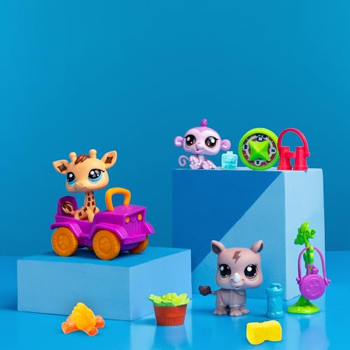 Littlest Pet Shop Sun-Bsf-Lps-Figür Set Minişler Safari Temalı